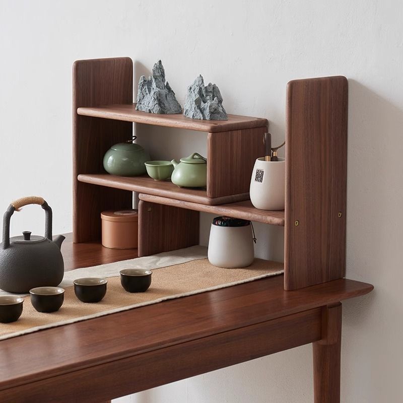 Coffee Tea Display - Support de rangement en bois de