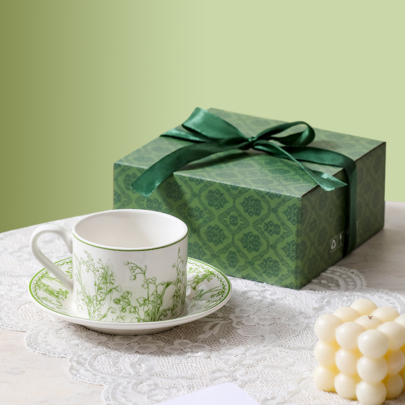 Coffee Tea English - Coffret cadeau tasse à café et