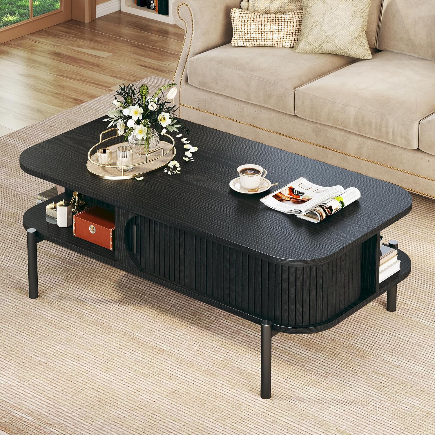 Coffee Tea Display - Table basse, table centrale de salon