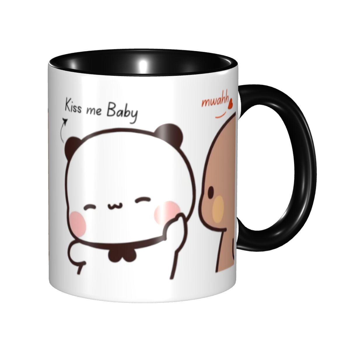 Coffee Tea Me - Personnalisé Kiss Me bébé Mwah Bubu