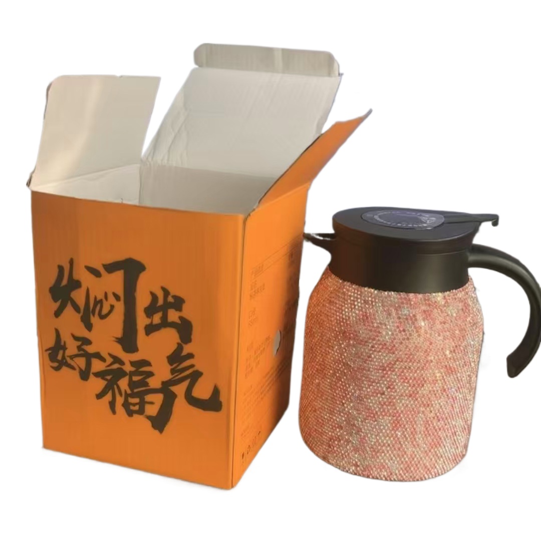 Coffee Tea Display - Bouteille isotherme en acier inoxydable grande