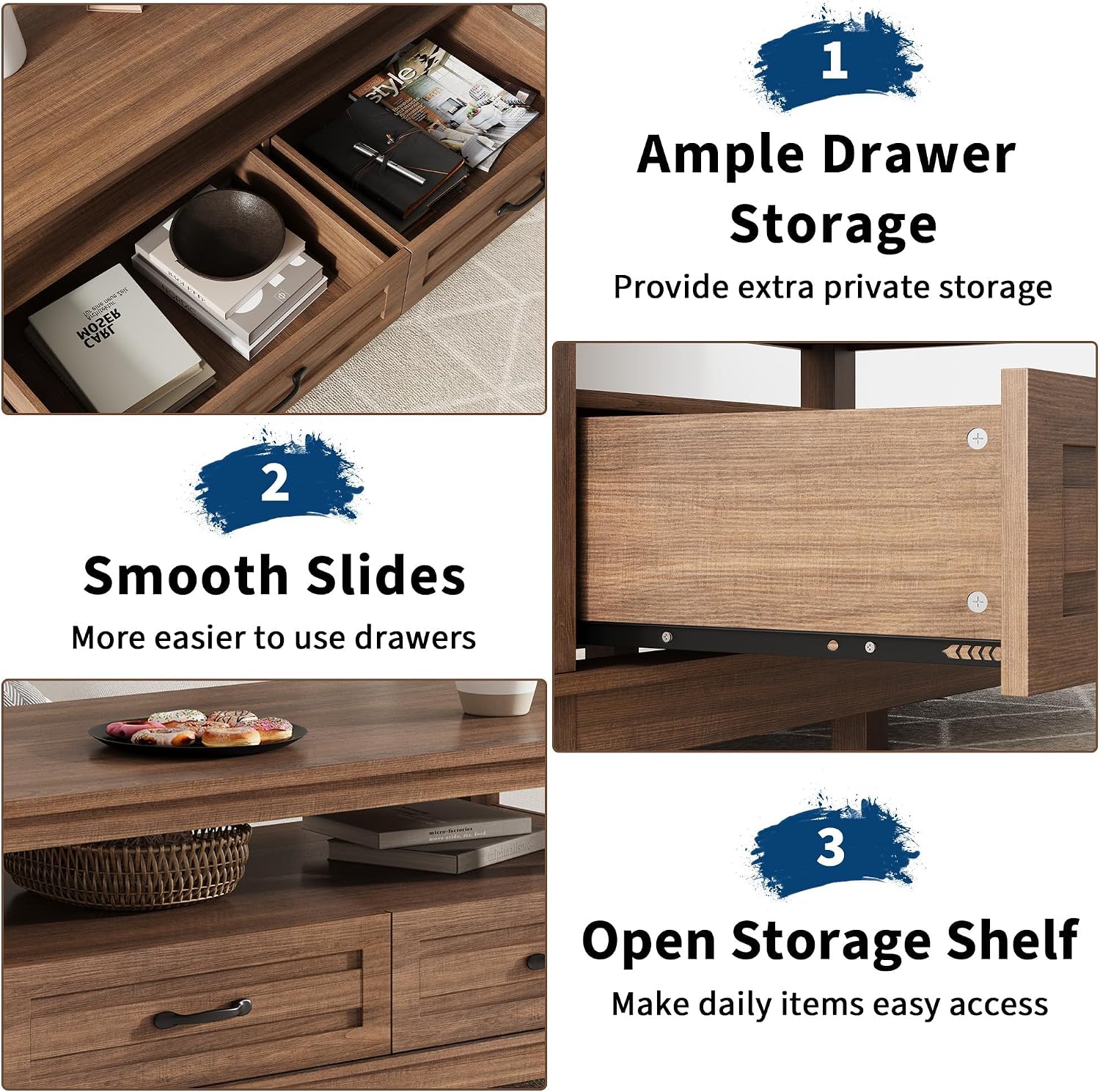 Table basse de style farmhouse - Coffee Tea Display avis et prix