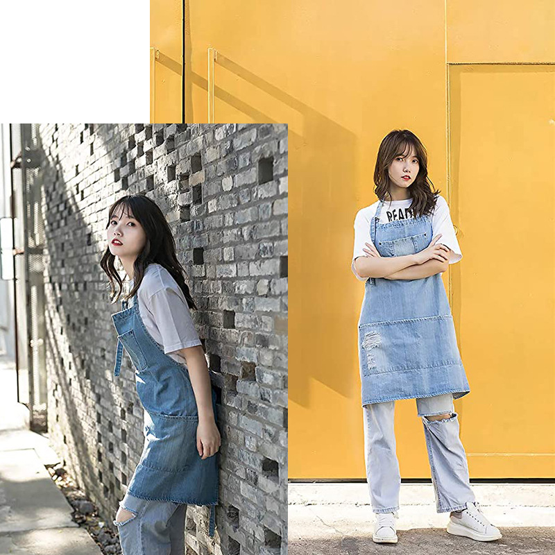 Tabliers japonais en denim de  - Coffee Tea Gardens avis et prix
