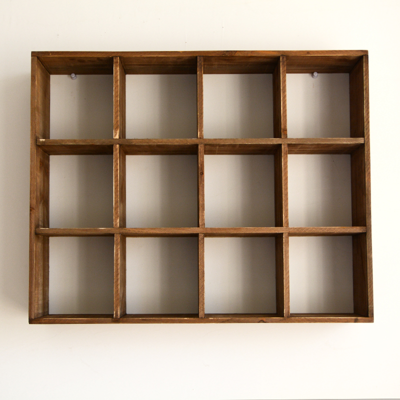 Étagère murale en bois massif, - Coffee Tea Display avis et prix