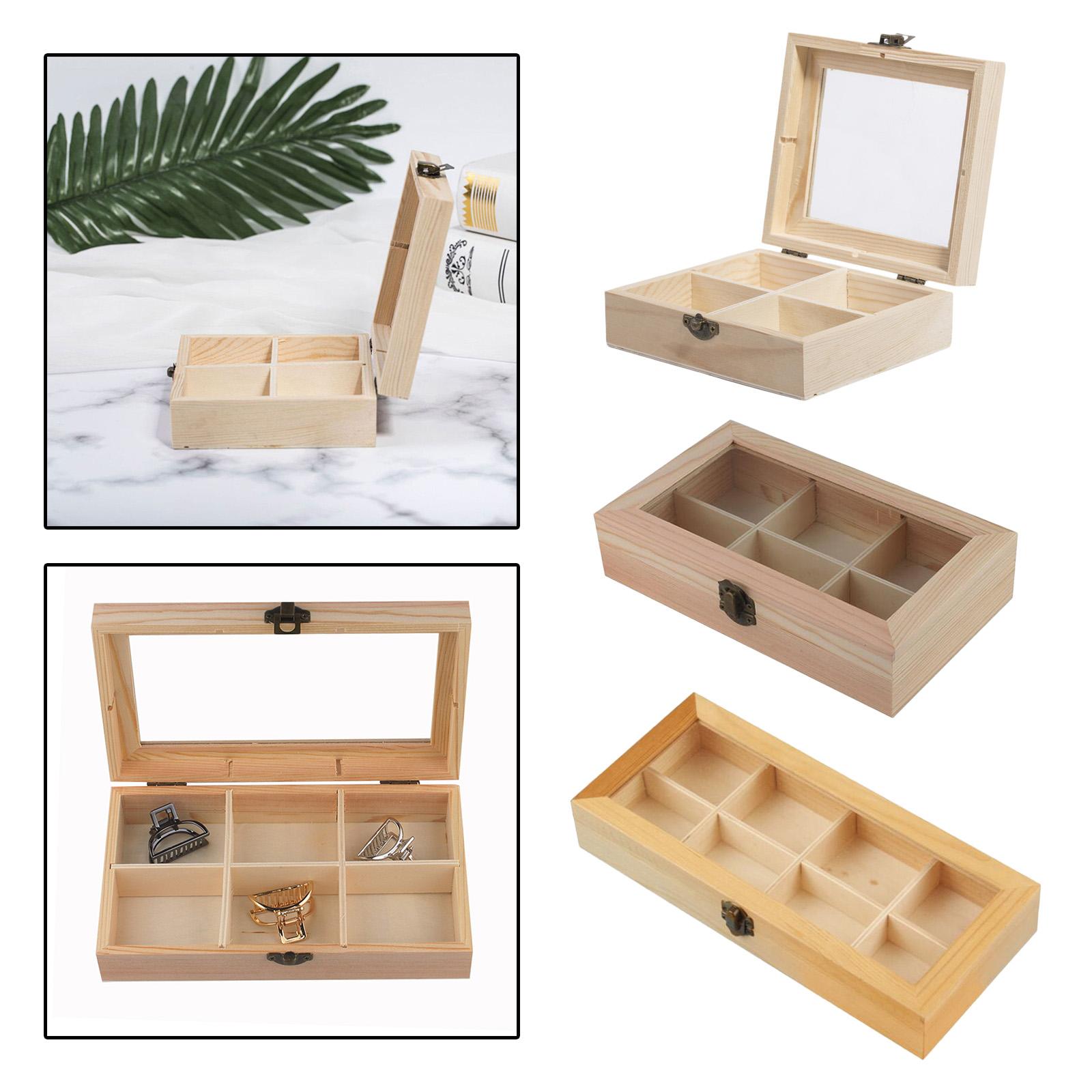 Boîte à thé en bois avec fenêt - Coffee Tea Display avis et prix
